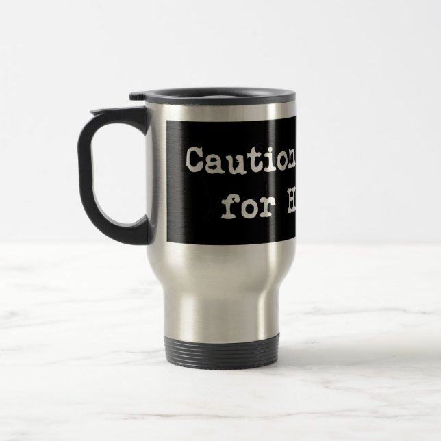 Caneca Térmica Precaução Eu Braço Para Hakawai (Esquerda)