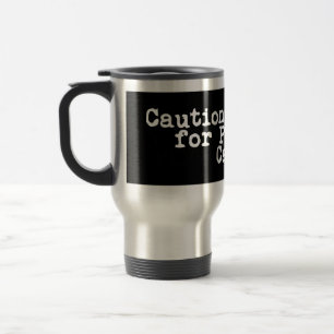 Caneca Térmica Precaução I Braço Para Gatos Fantasmas