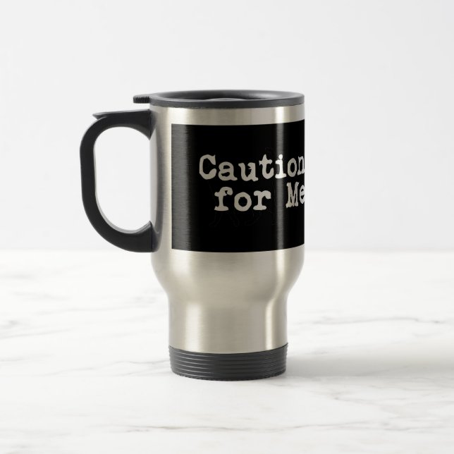 Caneca Térmica Precaução I Brake Para Megalodon (Esquerda)