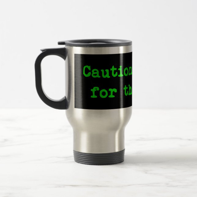 Caneca Térmica Precaução I Brake Para O Hodag (Esquerda)