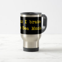 Precaução I Brake Para O Monge Do Mar
