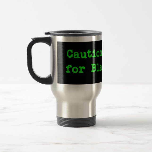 Caneca Térmica Precaução I Travão Para Choque Preto (Esquerda)