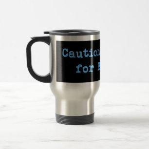 Caneca Térmica Precaução I Travão Para Pé-Grande