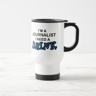 Caneca Térmica Precise uma bebida - journalista