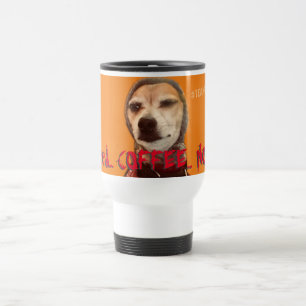 Caneca Térmica Preciso de café agora! Carlos B. Cão