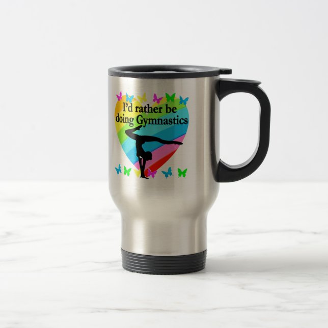 Caneca Térmica Preferencialmente ESTAR FAZENDO GINÁSTICA (Direita)