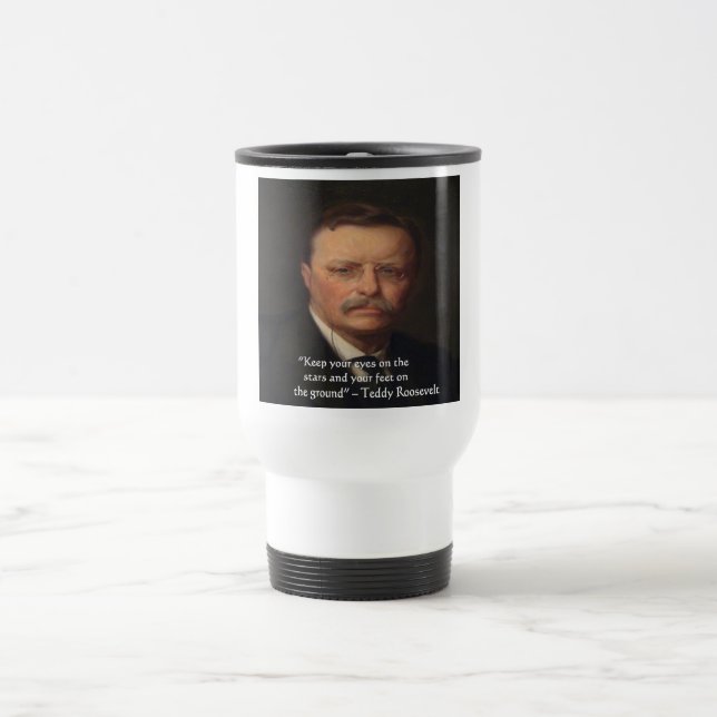 Caneca Térmica Presente com Citação de Sabedoria "Pés no Chão" de (Centro)