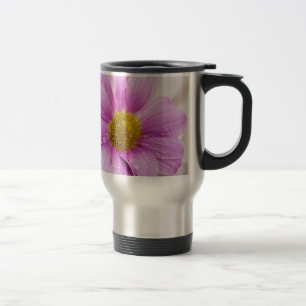 Caneca Térmica Presente cor-de-rosa da flor da margarida