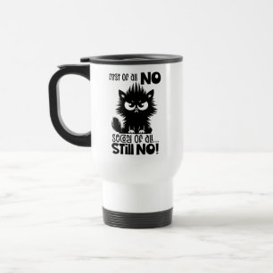 Caneca Térmica Presente de Amante de Gato Engraçado Primeiro de T