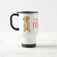 Presente de Mãe do Golden Retriever Aquarela Cacho