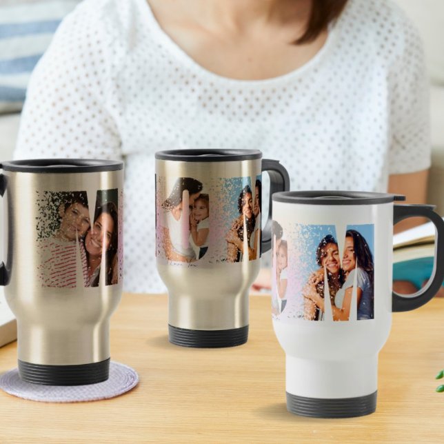 Caneca Térmica Presente de na moda para a foto personalizada da m (Criador carregado)