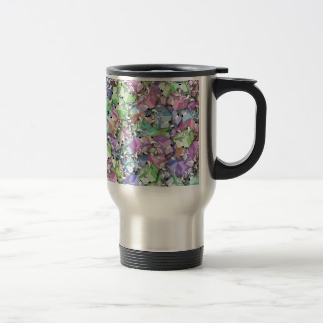 Caneca Térmica presente de natal pastel (Direita)