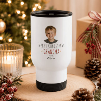 Caneca Térmica Presente de Natal Personalizado para Avó Tumbler d