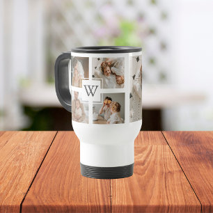 Caneca Térmica Presente de Pai de Fotografia dos Pais de Colagem