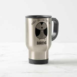 Caneca Térmica Presente de Pássaro para Observadores de Pássaros 