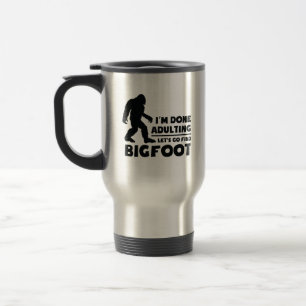 Caneca Térmica Presente Divertido Vamos Encontrar o Pé Grande