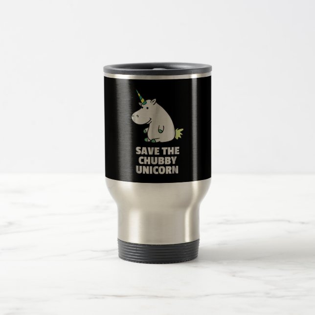 Caneca Térmica Presente do Hippo Lover| Chubby Unicorn Hippo| Cut (Centro)
