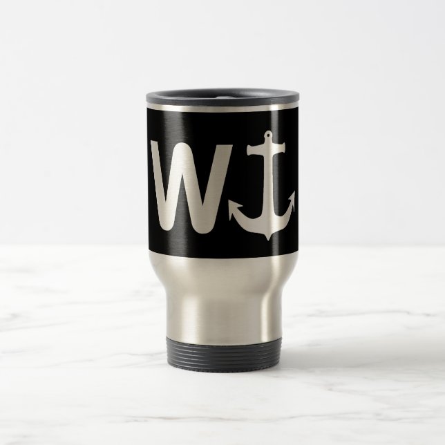 Caneca Térmica Presente engraçado da piada de Wanchor da âncora (Centro)