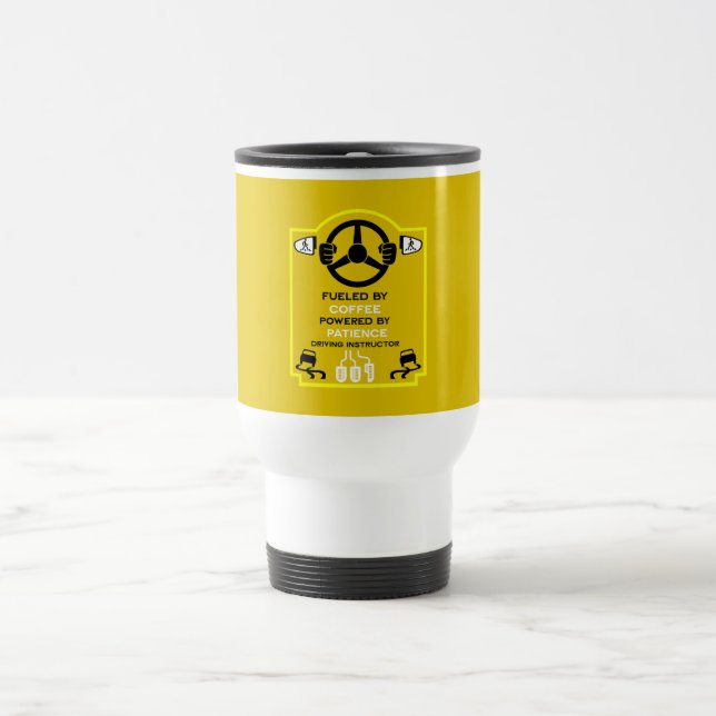 Caneca Térmica Presente Engraçado para Instrutor de Condução (Centro)
