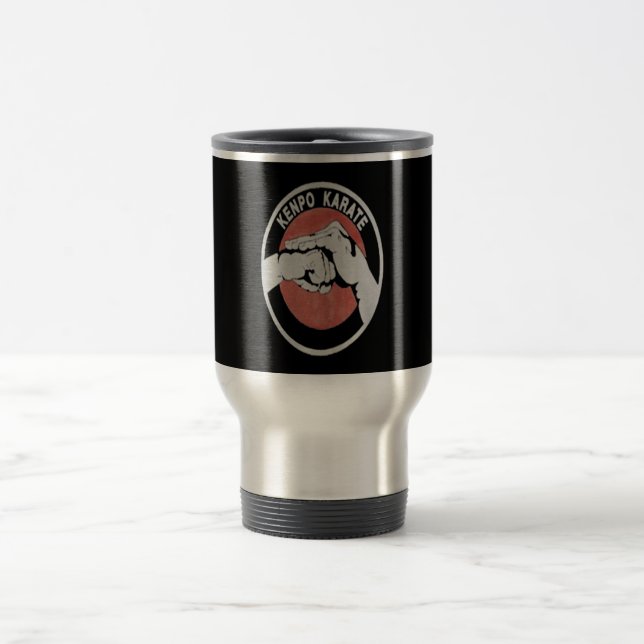 Caneca Térmica Presente personalizado das artes marciais do Kenpo (Centro)