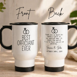 Caneca Térmica Presente Personalizado para Ceremoniante de Casame