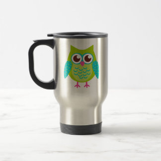 Caneca Térmica Presente verde das corujas