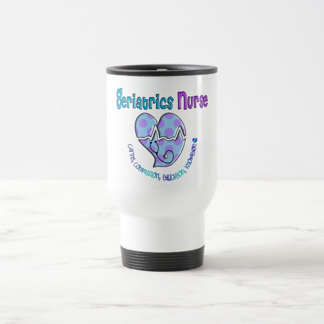 Caneca Térmica Presentes da enfermeira da geriatria (Centro)