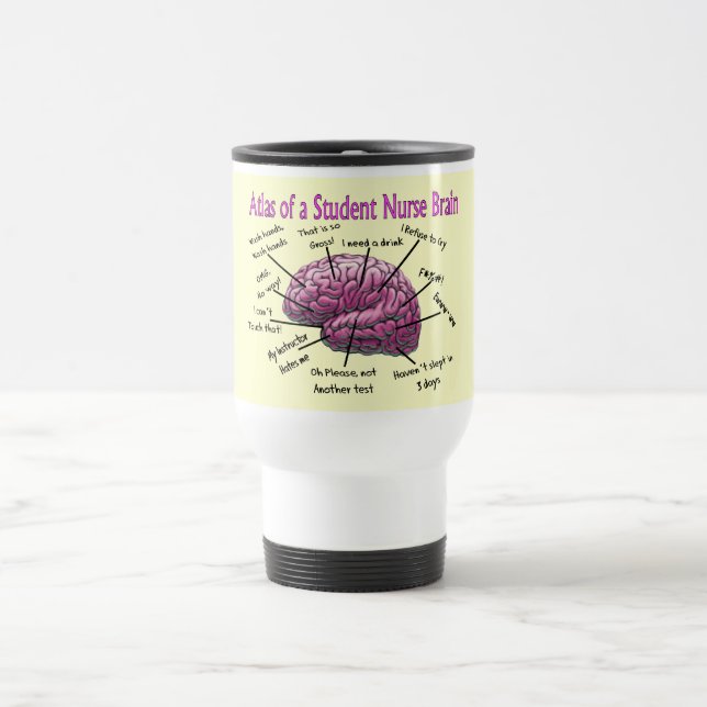 Caneca Térmica Presentes da enfermeira de estudante (Centro)