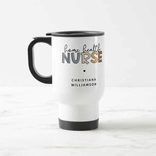 Caneca Térmica Presentes de Apreciação de Enfermeiro Doméstico Pe (Esquerda)