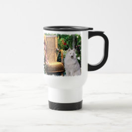 Caneca Térmica Presentes de Arte Samoyed