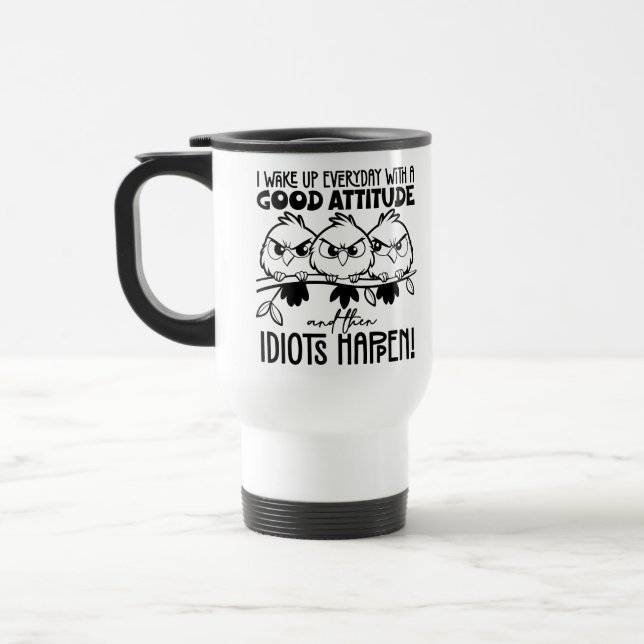 Caneca Térmica Presentes de Citação de Pássaro Engraçado para Idi (Esquerda)