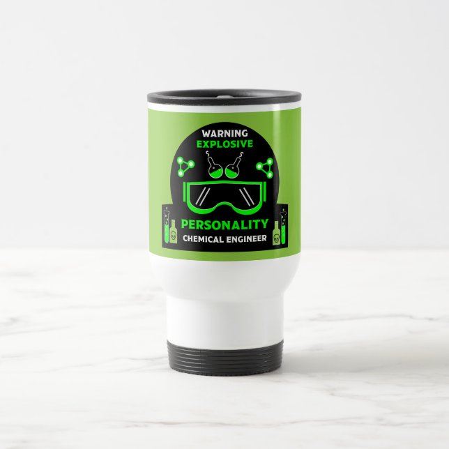 Caneca Térmica Presentes de Engenheiros Químicos Engraçados (Centro)