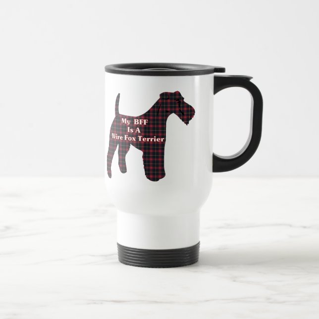 Caneca Térmica Presentes de Fios Fox Terrier BFF (Direita)