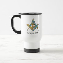 Presentes de Freemason Exclusivos | Dourado Compas