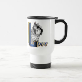 Caneca Térmica Presentes de Miniatura Schnauzer