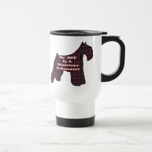 Caneca Térmica Presentes de Miniatura Schnauzer BFF