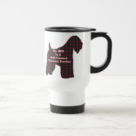 Caneca Térmica Presentes de Terrier BFF de Rodas Revestidas Moles