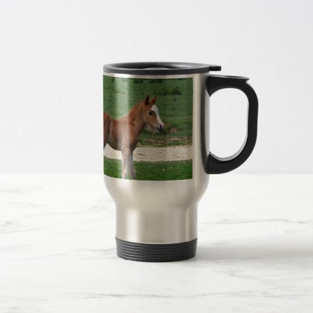 Caneca Térmica Presentes Destino de Bebe Potro Fofo Primavera Ado (Direita)