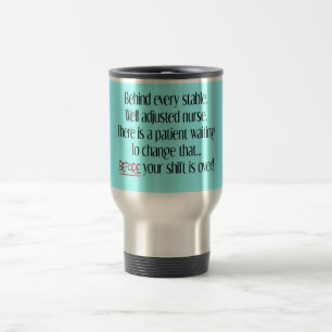 Caneca Térmica Presentes divertidos da enfermeira "atrás de cada