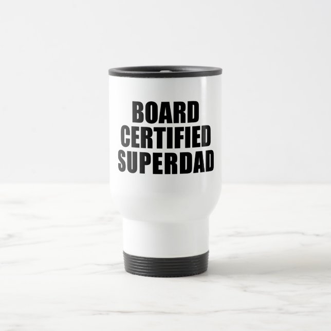 Caneca Térmica Presentes do divertimento para pais: Pai super (Centro)