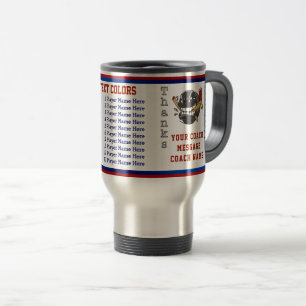 Caneca Térmica Presentes do treinador de hóquei personalizado, ve