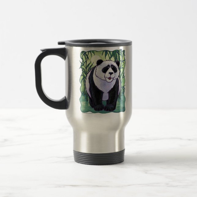 Caneca Térmica Presentes e acessórios do Urso Panda (Esquerda)