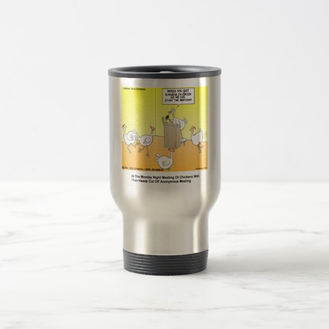 Caneca Térmica Presentes e Camisetas do Cartoon Anônimo Cabeça de (Centro)