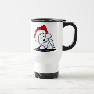 Caneca Térmica Presentes KiniArt Santa Westie Cachorro