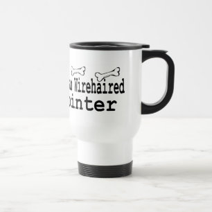 Caneca Térmica Presentes para Pointer de Pelo Cabelado Alemão