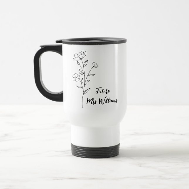 Caneca Térmica Presentes personalizados de Sra. para a noiva futu (Esquerda)
