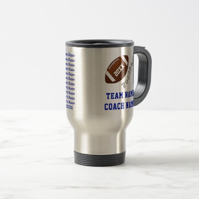Caneca Térmica Presentes personalizados para seu treinador de (Frente Esquerda)