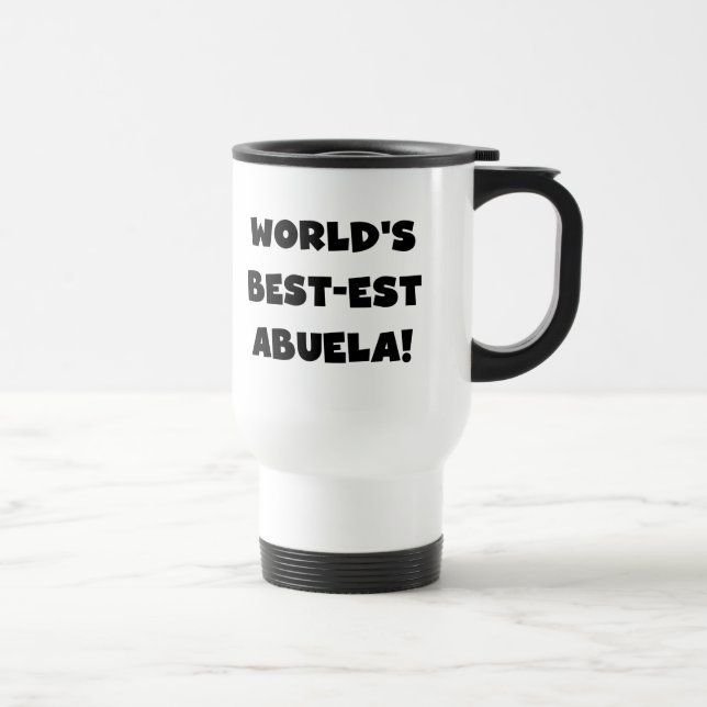 Caneca Térmica Presentes preto e branco do Melhor-est Abuela do (Direita)