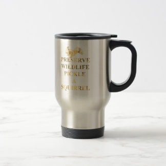 Caneca Térmica Preservar vida selvagem picar um esquilo