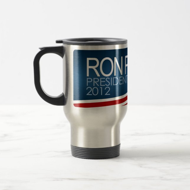 Caneca Térmica Presidente 2012 de Ron Paul (Esquerda)